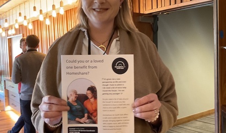 Emily Cutter  who is the Homeshare UK Services Coordinator for the North East region.  
