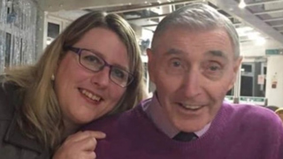Louise with her dad 