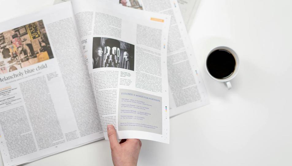 Coffee and a newspaper 