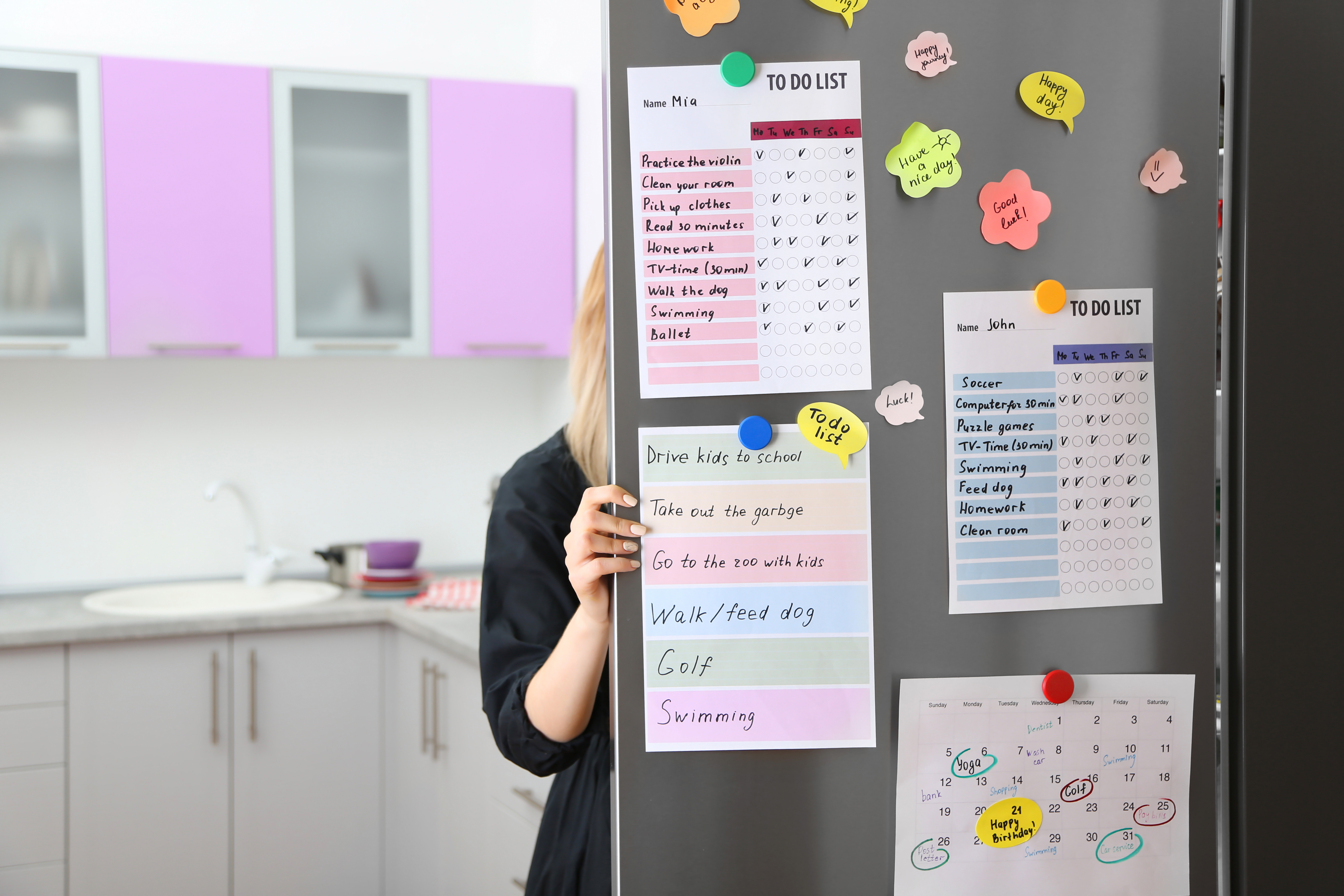 Magnetic Fridge Planner