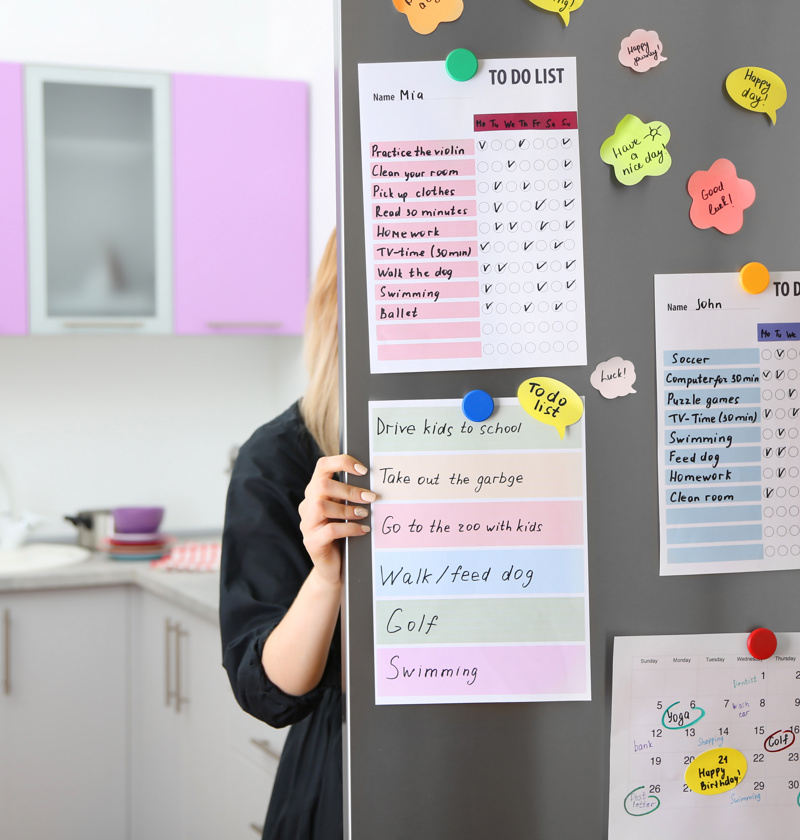 Magnetic Fridge Planner