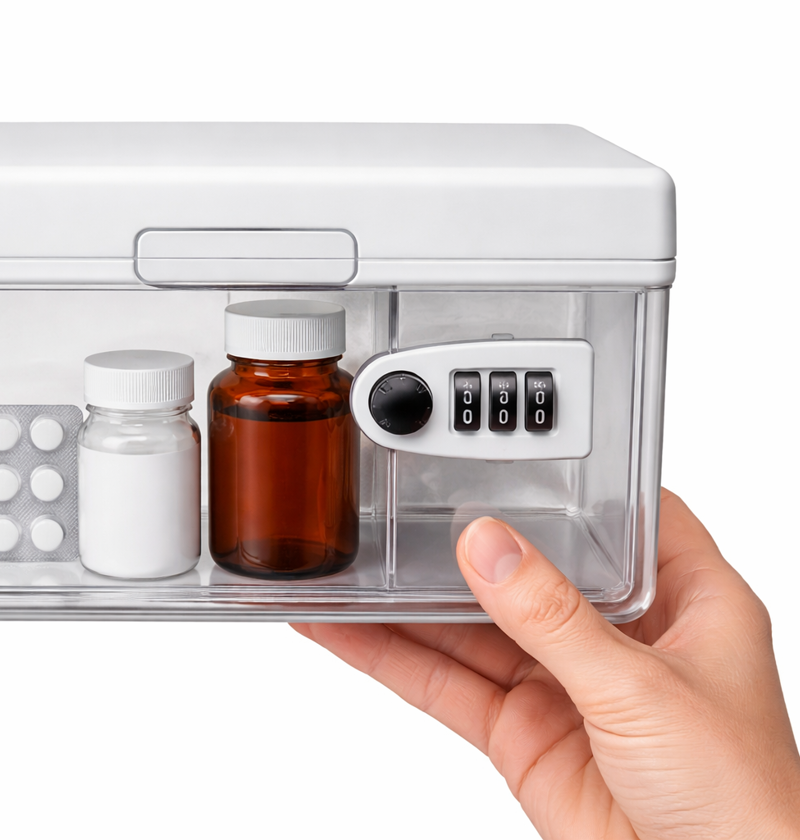 Locked Medicine Box