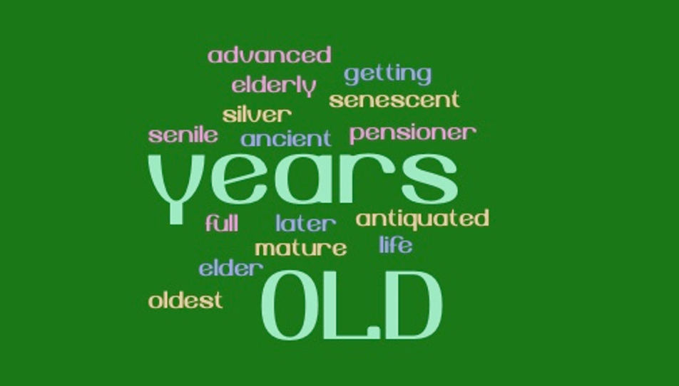 Age word cloud