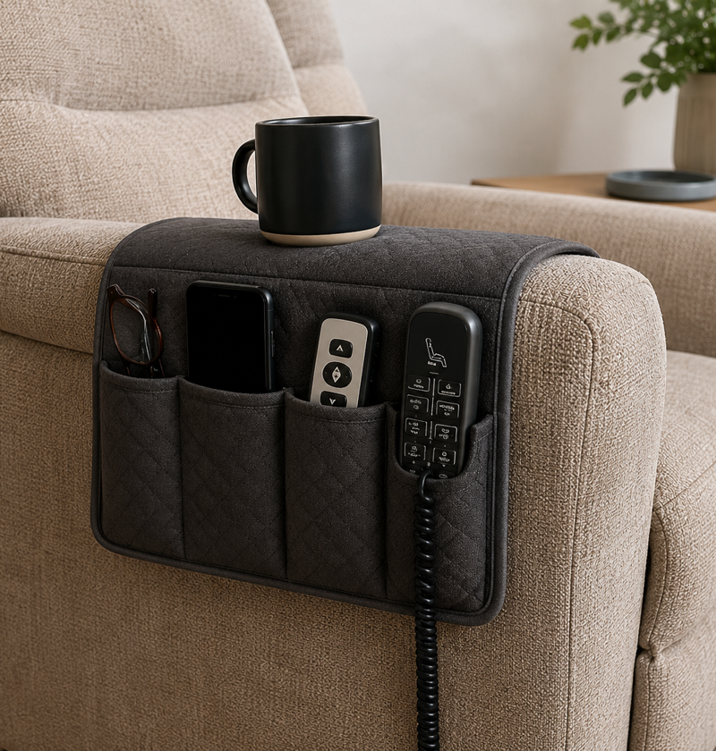 Armrest organiser