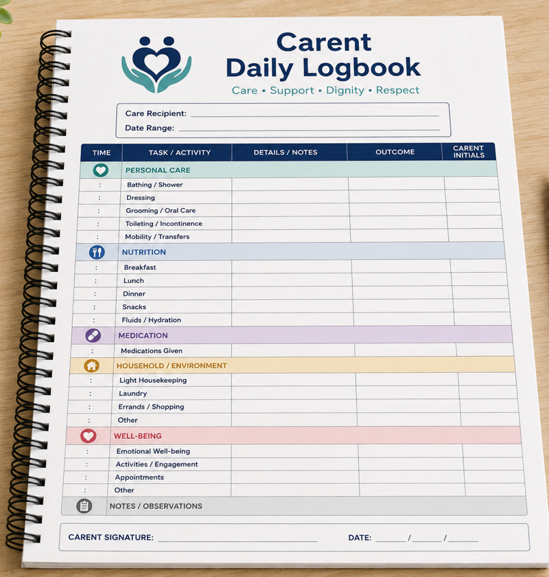 Carent Daily Logbook